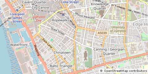Map of Liverpool