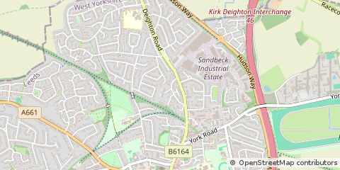 Map of Wetherby, West Yorkshire