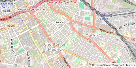 Map of Manchester