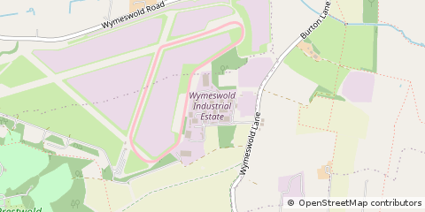 Map of Loughborough, Leicestershire