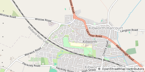 Map of Leicester, Leicestershire
