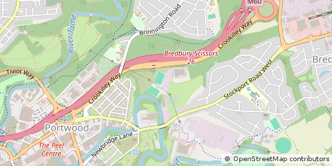 Map of Stockport