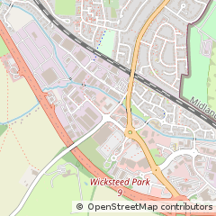 Map of Kettering, Northamptonshire