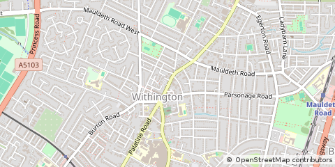 Map of Manchester
