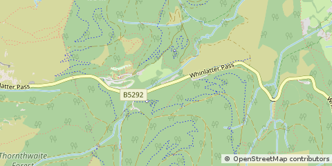 Map of Braithwaite, Cumbria