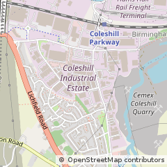 Map of Coleshill, Birmingham