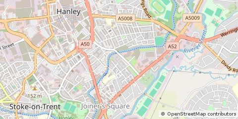 Map of Stoke-on-Trent