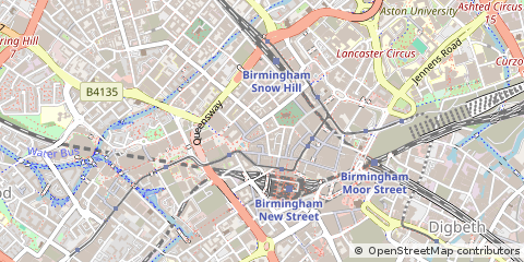 Map of Birmingham