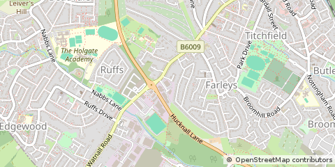 Map of Nottingham