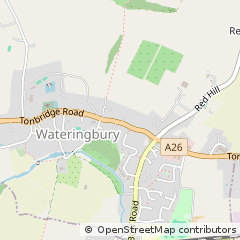 Map of Wateringbury
