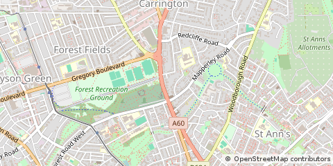 Map of Nottingham