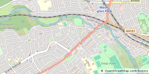 Map of Cardiff