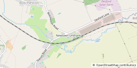 Map of Newtown Unthank, Leicestershire