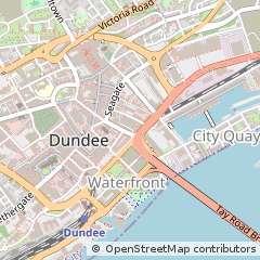 Map of Dundee, Angus