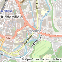 Map of Huddersfield