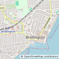 Map of Bridlington, East Yorkshire