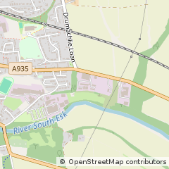 Map of Brechin, Angus