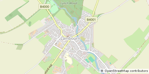 Map of Hungerford