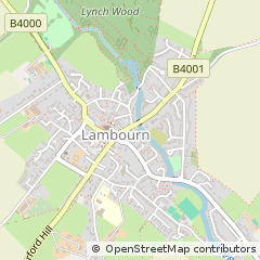 Map of Hungerford