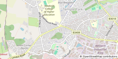 Map of Bracknell, Berkshire