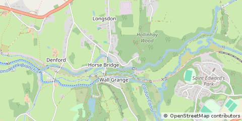 Map of Stoke-on-Trent, Staffordshire