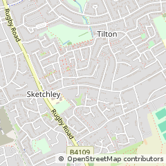 Map of Hinckley, Leicestershire