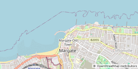 Map of Margate, Kent