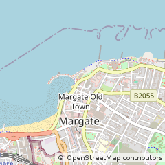 Map of Margate, Kent