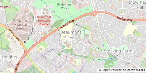 Map of Leicester