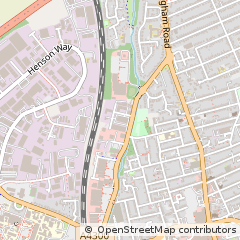 Map of Kettering, Northamptonshire