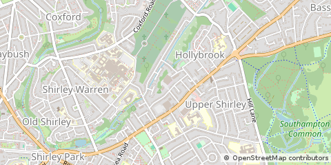 Map of Southampton, Hampshire