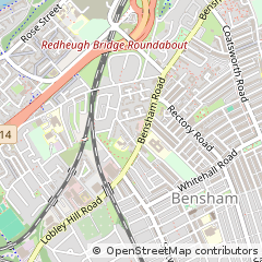 Map of Gateshead