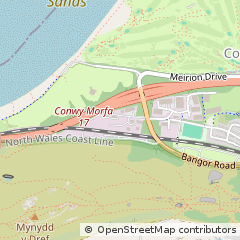 Map of Conwy