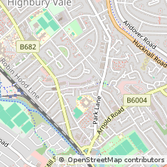 Map of Nottingham