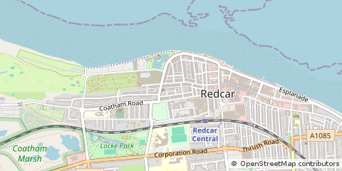 Map of Redcar
