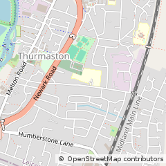 Map of Leicester, Leicestershire