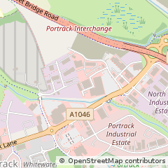 Map of Stockton-on-Tees