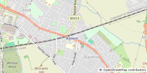 Map of Prescot