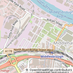 Map of Middlesbrough