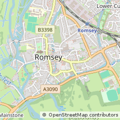 Map of Romsey