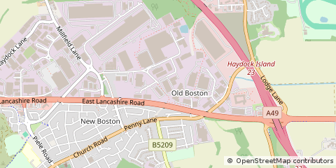 Map of Haydock