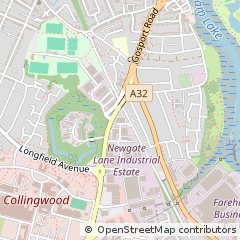 Map of Fareham, Hampshire