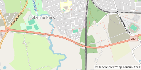 Map of Darlington, Durham