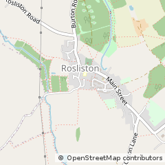 Map of Swadlincote, Derbyshire