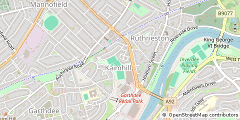 Map of Aberdeen