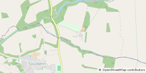 Map of Aynho, Oxfordshire