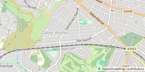 Map of Bournemouth