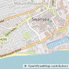 Map of Swansea