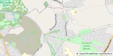 Map of Stoke-on-Trent, Staffordshire