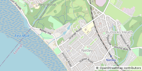 Map of Southampton, Hampshire